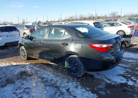 2014 Toyota Corolla L z USA, uszkodzony, nr VIN 2T1BURHE4EC159506